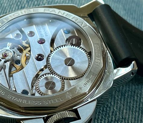 panerai 1005 review|Panerai manually wound movement.